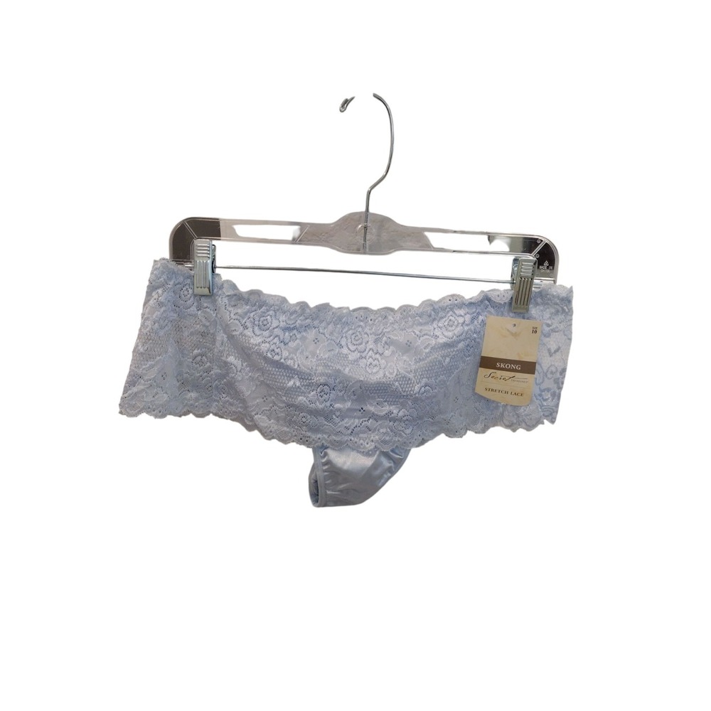 Secret Treasures Stretch Lace Skong Ladies Size 10 Blue